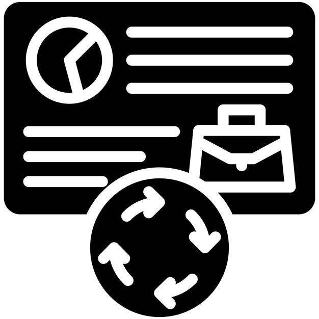 Ilustración del icono vectorial de capacitación de actualización del conjunto de iconos de capacitación empresarial