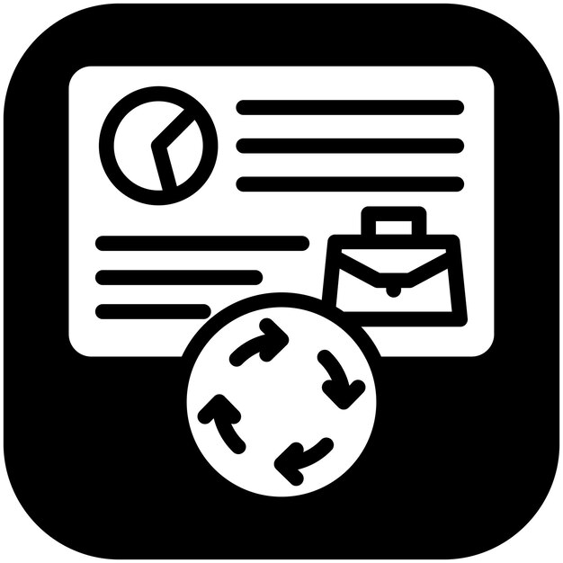 Ilustración del icono vectorial de capacitación de actualización del conjunto de iconos de capacitación empresarial