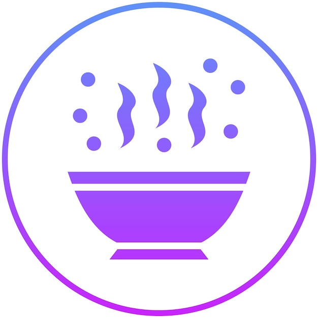 Ilustración del icono vectorial de la cara del conjunto de iconos de Spa