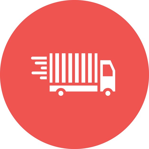 Ilustración del icono vectorial de carga del conjunto de iconos de entrega y logística