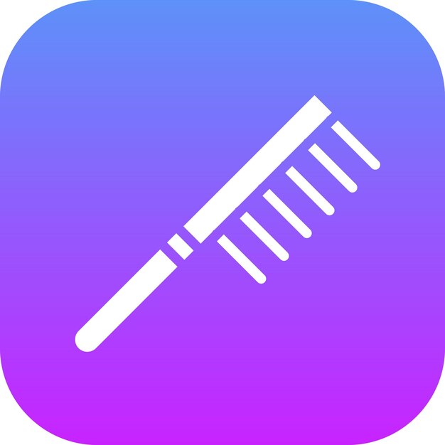 Ilustración del icono vectorial de cepillado del conjunto de iconos de la rutina de higiene