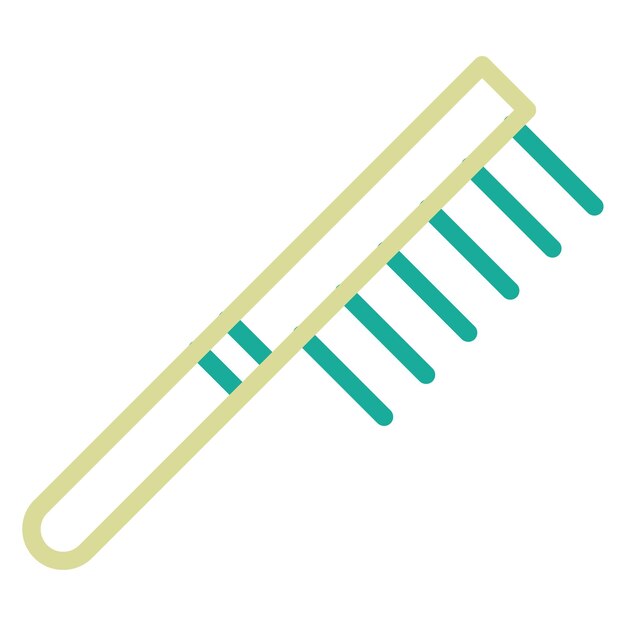 Ilustración del icono vectorial de cepillado del conjunto de iconos de la rutina de higiene