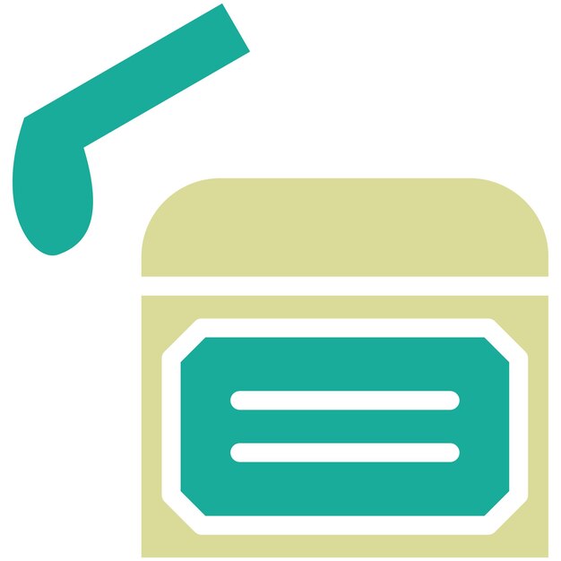 Ilustración del icono vectorial de cera del conjunto de iconos de Spa