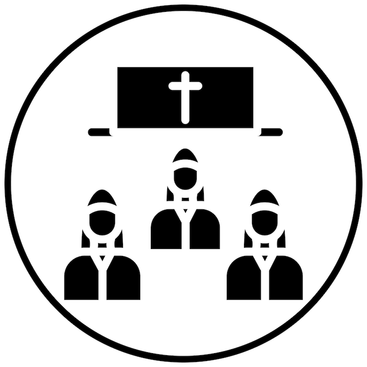 Vector ilustración del icono vectorial de la ceremonia del conjunto de iconos funerarios