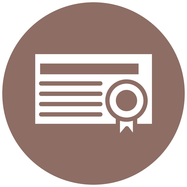 Ilustración del icono vectorial del certificado del icono de la peregrinación del Hajj