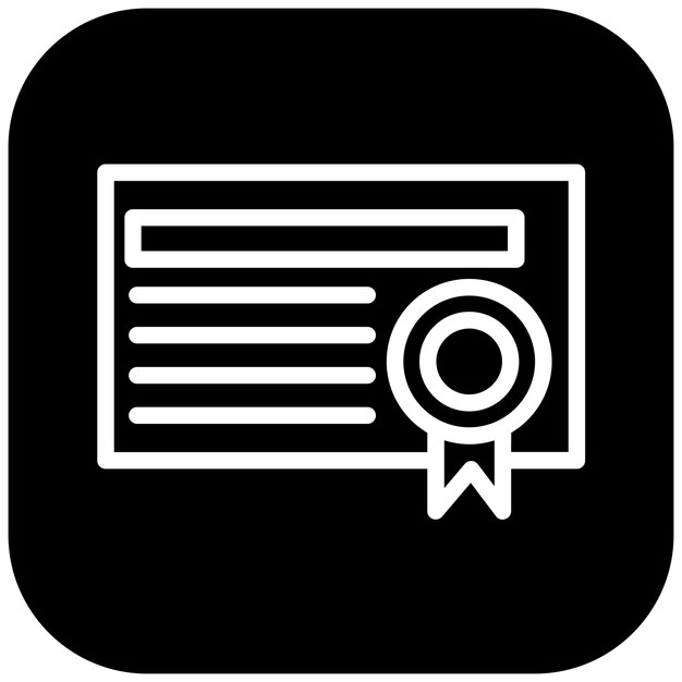 Ilustración del icono vectorial del certificado del icono de la peregrinación del Hajj