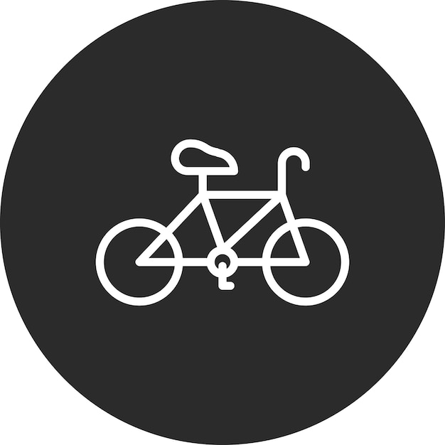 Ilustración del icono vectorial de ciclismo del conjunto de iconos deportivos