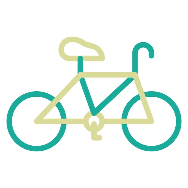 Ilustración del icono vectorial de ciclismo del conjunto de iconos deportivos