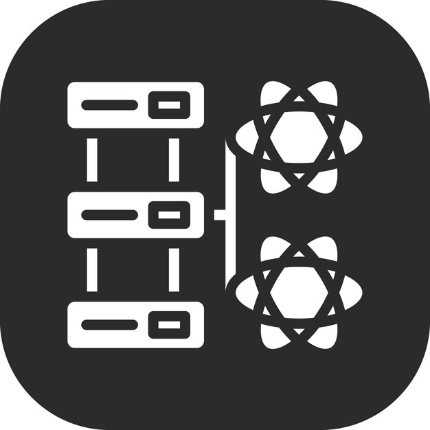 Ilustración del icono vectorial de la ciencia de datos del conjunto de iconos de análisis de datos