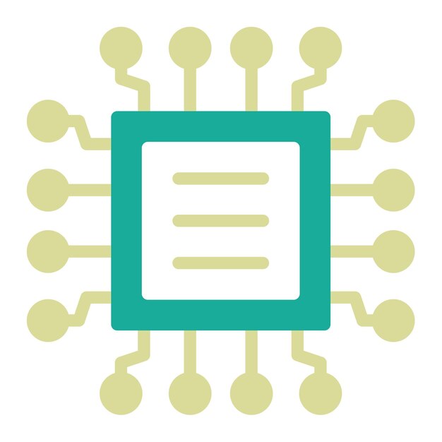 Ilustración del icono vectorial del circuito del conjunto de iconos de herramientas de electricista