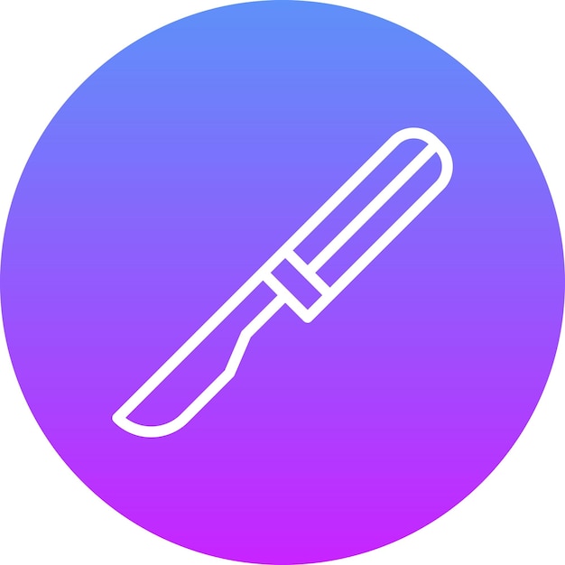Ilustración del icono vectorial de cirugía cosmética del conjunto de iconos de cosmética
