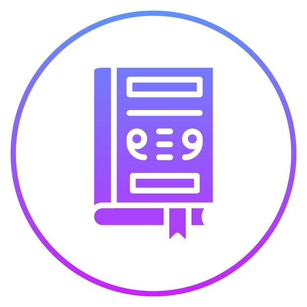 Ilustración del icono vectorial de las citas del conjunto de iconos de la biblioteca