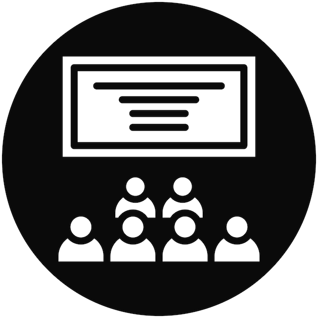 Ilustración del icono vectorial de clase del conjunto de iconos de la escuela