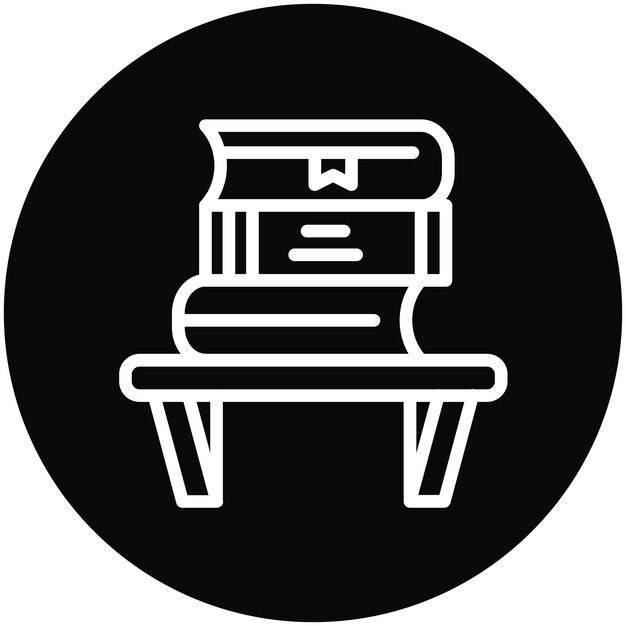 Ilustración del icono vectorial clásico de la literatura del conjunto de iconos de la literatura