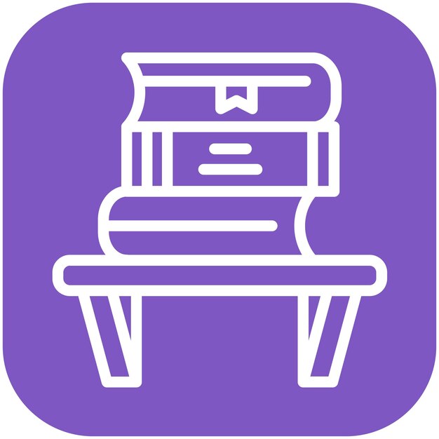 Ilustración del icono vectorial clásico de la literatura del conjunto de iconos de la literatura