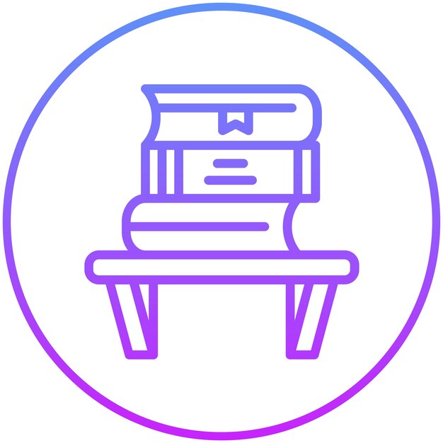 Ilustración del icono vectorial clásico de la literatura del conjunto de iconos de la literatura