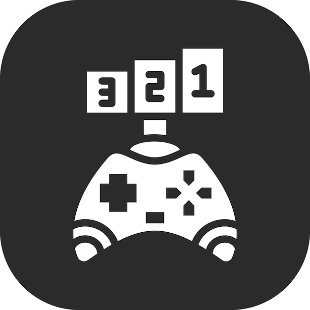 Ilustración del icono vectorial de clasificación del juego de OnGRCG