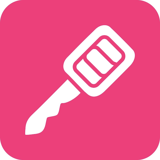 Ilustración del icono vectorial clave del conjunto de iconos de reparación de automóviles