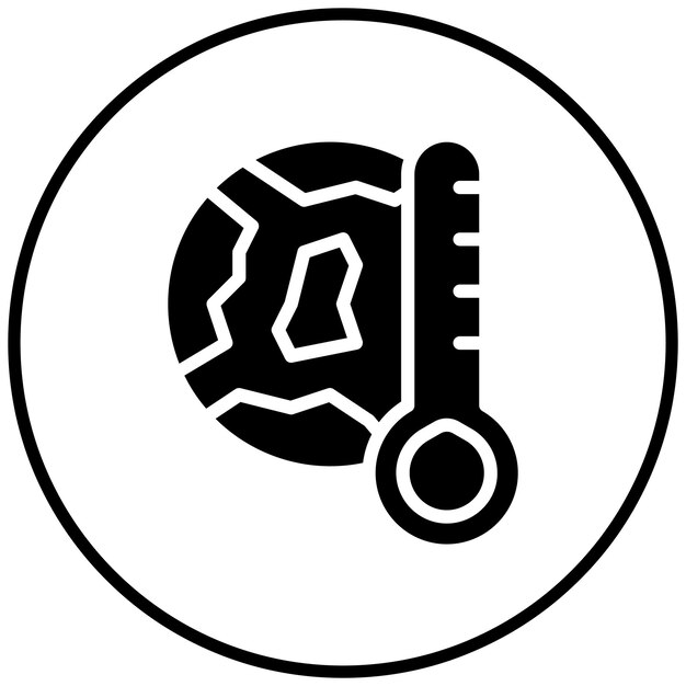 Ilustración del icono vectorial de climatización del conjunto de iconos de la ciudad inteligente