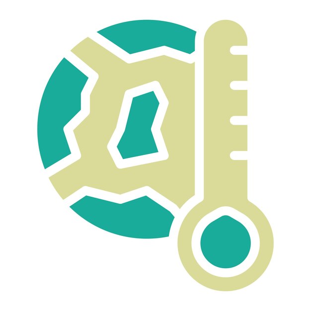Ilustración del icono vectorial de climatización del conjunto de iconos de la ciudad inteligente