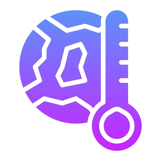 Ilustración del icono vectorial de climatización del conjunto de iconos de la ciudad inteligente