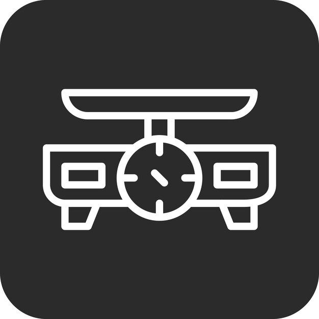 Ilustración del icono vectorial de la cocina del conjunto de iconos de artículos para el hogar
