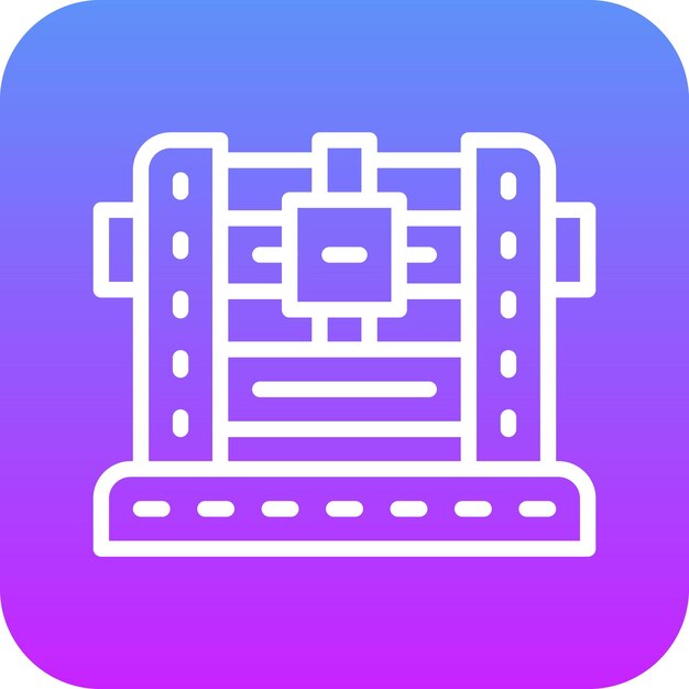 Ilustración del icono vectorial del cofre del tesoro del conjunto de iconos de la historia