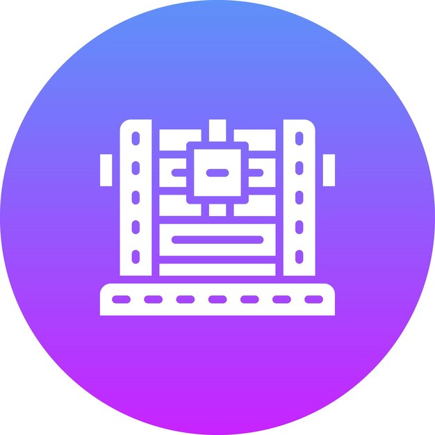 Ilustración del icono vectorial del cofre del tesoro del conjunto de iconos de la historia