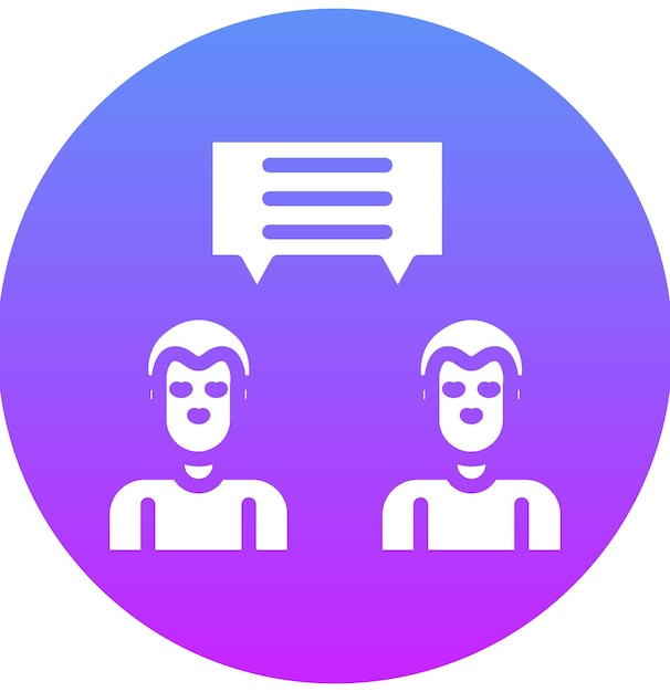 Ilustración del icono vectorial de colaboración del conjunto de iconos de Business Analytics
