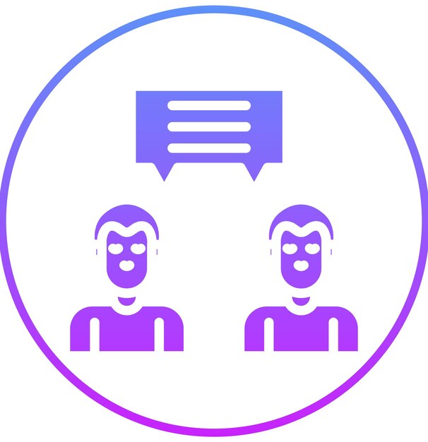 Ilustración del icono vectorial de colaboración del conjunto de iconos de Business Analytics