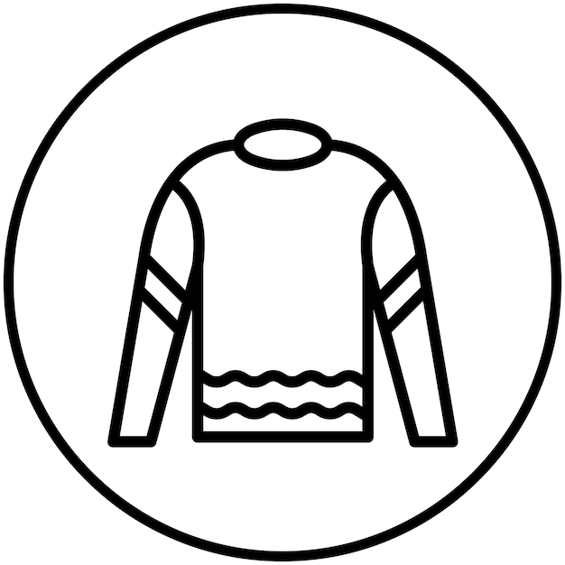 Ilustración del icono vectorial de la colección de otoño del conjunto de iconos de comercio electrónico de moda