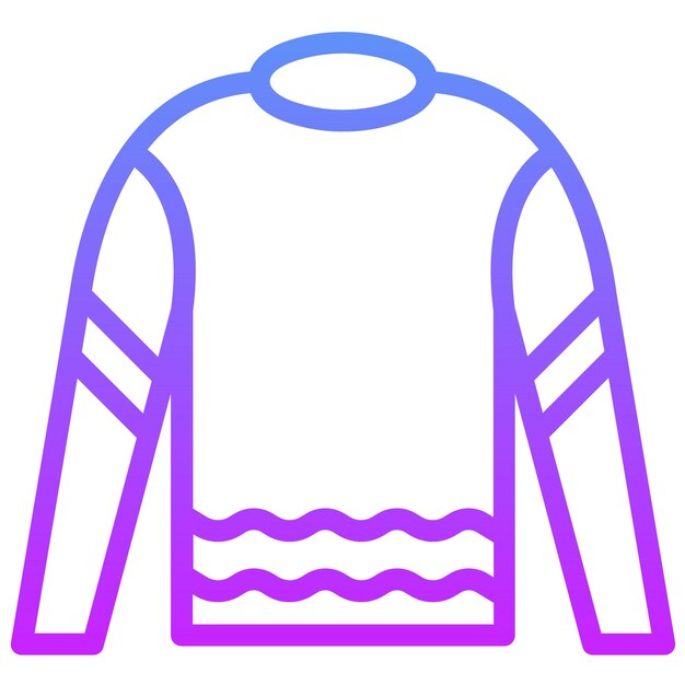 Ilustración del icono vectorial de la colección de otoño del conjunto de iconos de comercio electrónico de moda