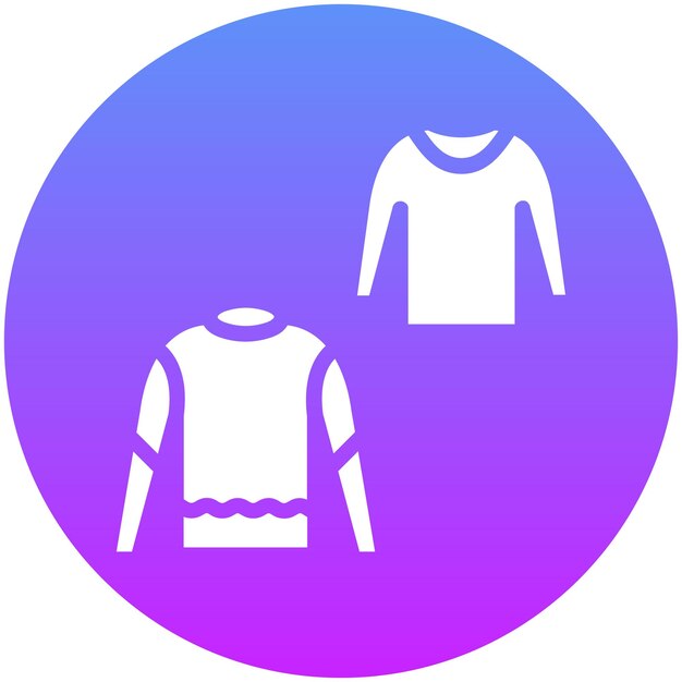 Ilustración del icono vectorial de la colección de primavera del conjunto de iconos de comercio electrónico de moda