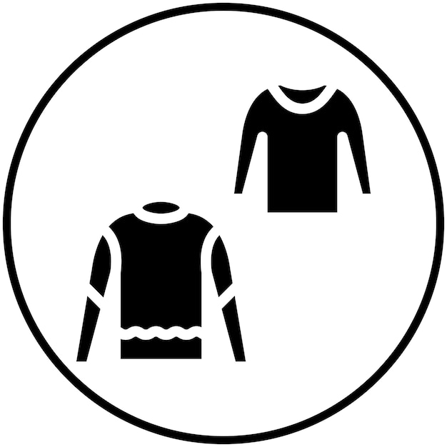 Ilustración del icono vectorial de la colección de primavera del conjunto de iconos de comercio electrónico de moda