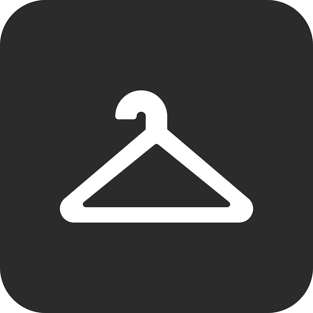 Ilustración del icono vectorial del colgante de ropa del conjunto de iconos de moda