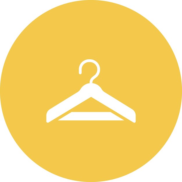 Ilustración del icono vectorial del colgante de ropa del conjunto de iconos de ropa