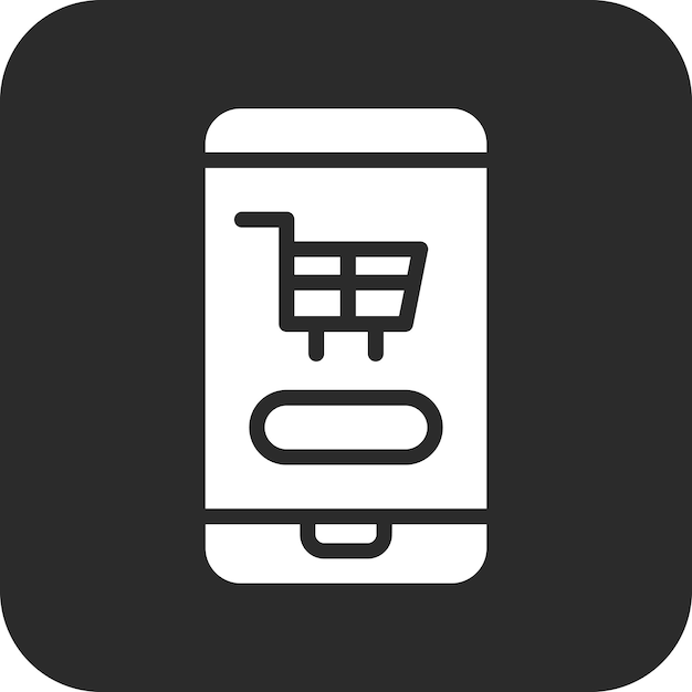 Ilustración del icono vectorial de comercio electrónico del conjunto de iconos de marketing digital