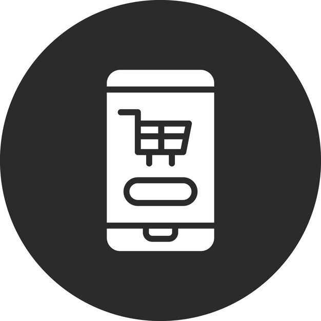 Ilustración del icono vectorial de comercio electrónico del conjunto de iconos de marketing digital