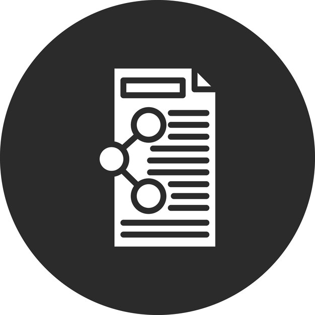 Ilustración del icono vectorial de compartición de contenido del conjunto de iconos de marketing