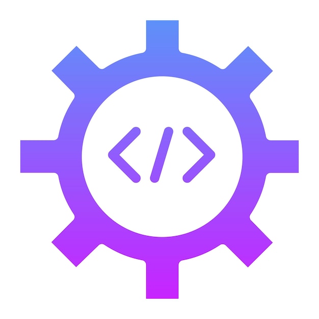 Ilustración del icono vectorial de la configuración de programación del conjunto de iconos SEO y SEM