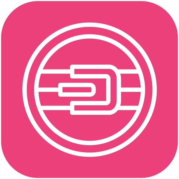 Ilustración del icono vectorial del conjunto de iconos de criptomonedas