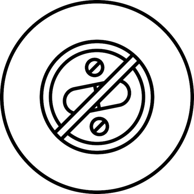 Ilustración del icono vectorial del conjunto de iconos de Inmigración