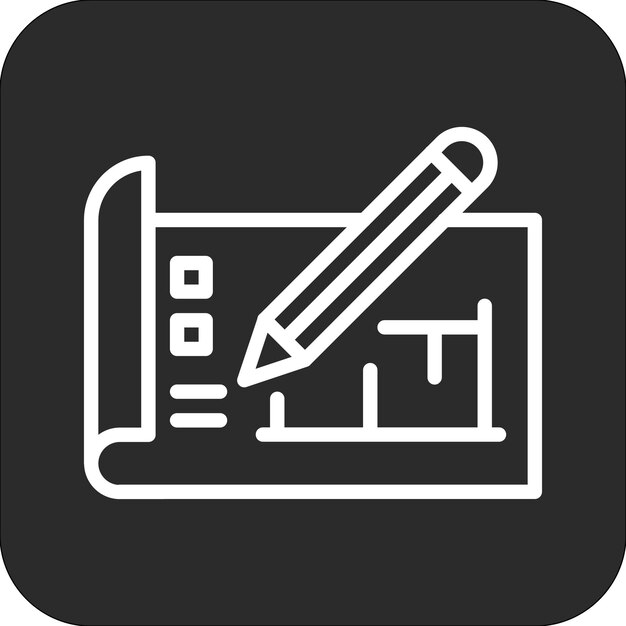 Ilustración del icono vectorial del conjunto de iconos interiores