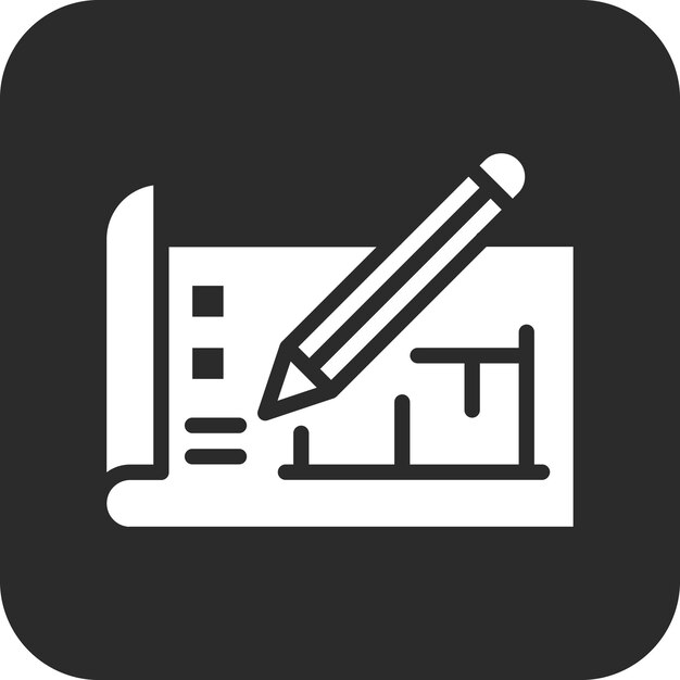 Ilustración del icono vectorial del conjunto de iconos interiores
