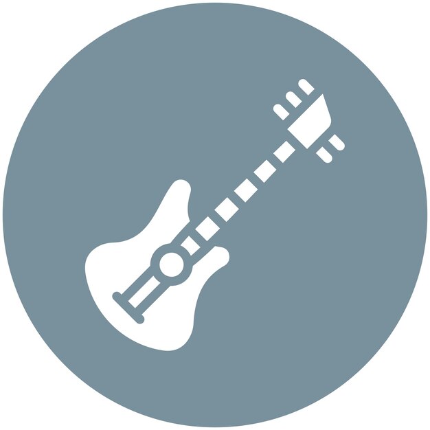 Ilustración del icono vectorial de bajo del conjunto de iconos de pesca