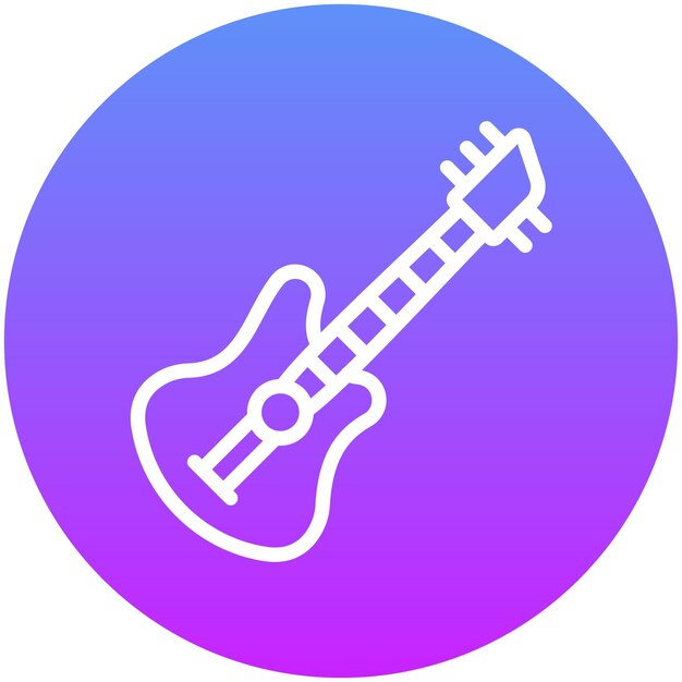 Ilustración del icono vectorial de bajo del conjunto de iconos de pesca