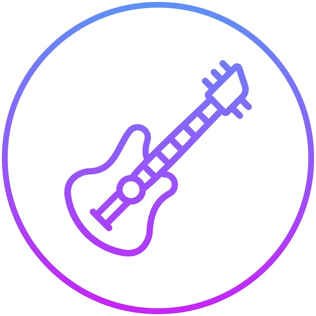 Ilustración del icono vectorial de bajo del conjunto de iconos de pesca