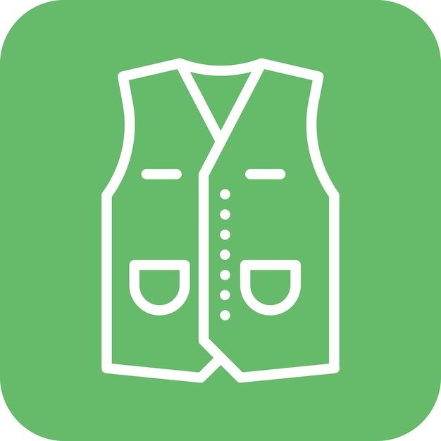 Ilustración del icono vectorial del conjunto de iconos de ropa