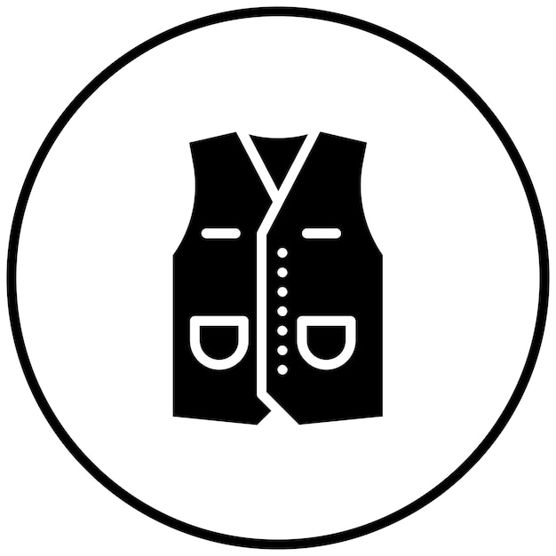 Ilustración del icono vectorial del conjunto de iconos de ropa