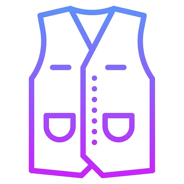 Ilustración del icono vectorial del conjunto de iconos de ropa